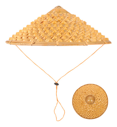 Sombrero De Sol Tejido De Bambú De Estilo Chino Para Actuaci