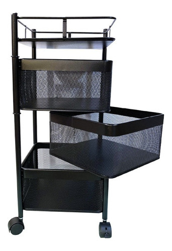 Organizador Repisa Giratoria De 4 Niveles 65x26,5x26,5