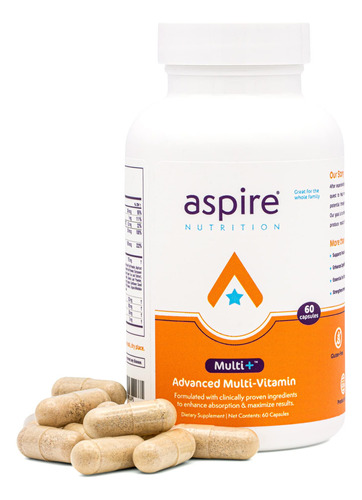 Aspire Multi+ Advanced Multivitamnico Para Hombres, Mujeres