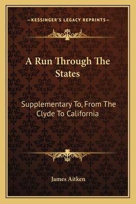 Libro A Run Through The States: Supplementary To, From Th...