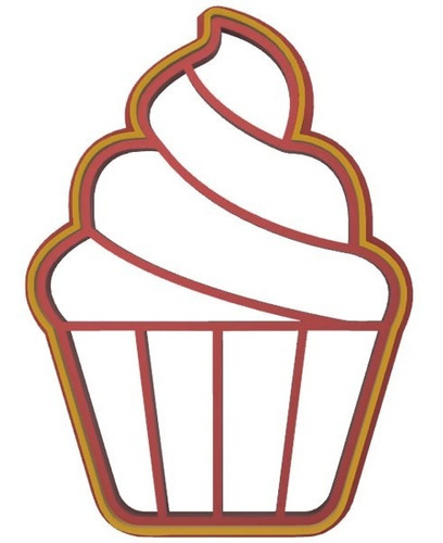Muffin Cupcake Cup Cake Molde Cortante Galletas