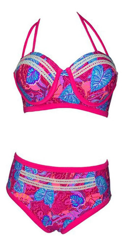 Bikini Charlotte Corday Fucsia Gl-48 Color Fucsia