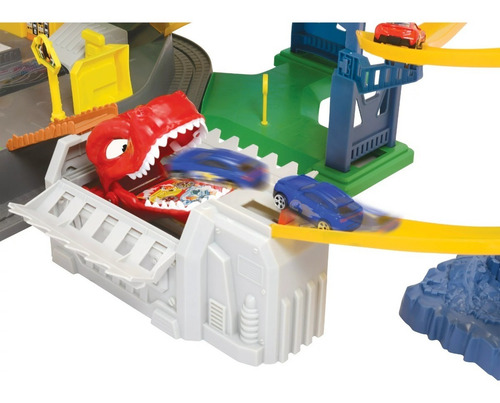 Pista Carros Adventure Force Dino City Garage Color