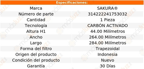 Filtro Aire Acondicionado Carb Act E320 3.2l V6 05/09
