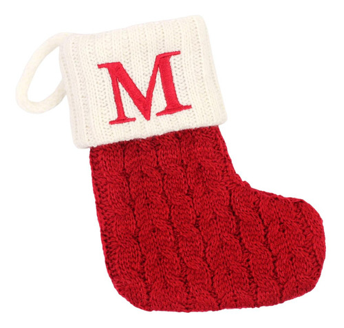 Alfabeto De Navidad Calcetines De Punto Calcetines De