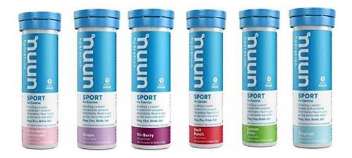 Nuun Activo Hidratación Variety Pack Nuevo Y Mejorado (6 Sab