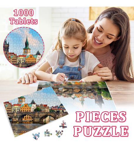 Juego De Rompecabezas Grande De 1000 Piezas J Adults Puzzles