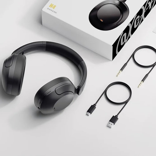 Audífono Inalámbrico Qcy H4 Anc Bluetooth Negro Hi-res 70h