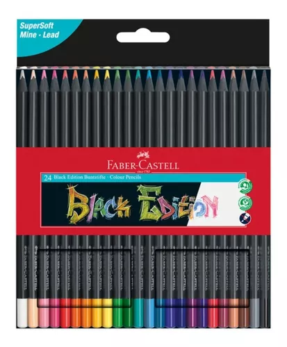 Lápices De Colores Supersoft Faber Castell 24 Colores - Loren Mayorista