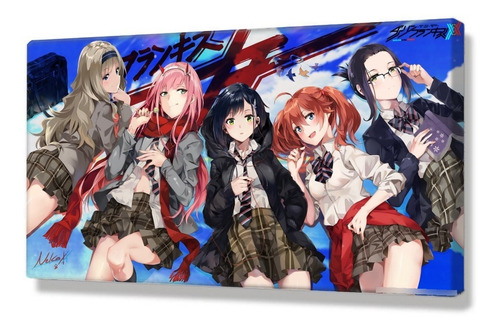 Cuadro Decorativo Arte Chicas Darling In The Franxx 40x60cm