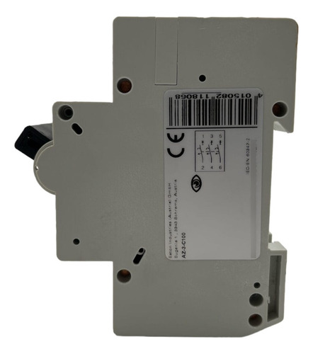 Interruptor Trifásico Termomagnético Eaton Az-3-c100 120 A Blanco