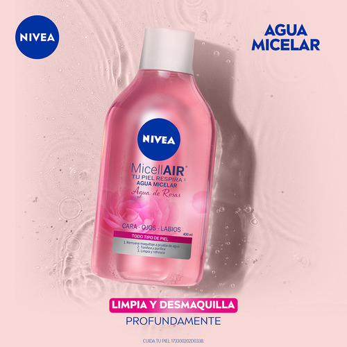 Pack - Nivea Face Agua De Rosas 50ml + Agua Micellair 400ml Día/noche