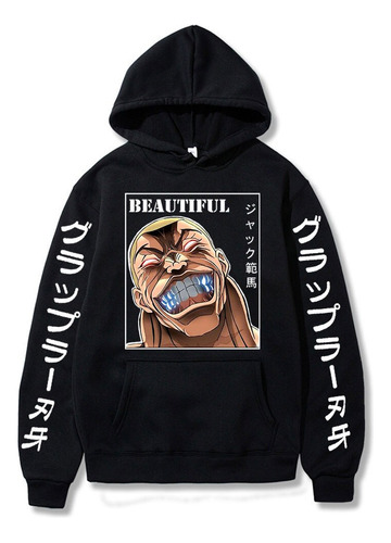 Sudadera Con Capucha De Anime Baki Hanma The Grappler Para H