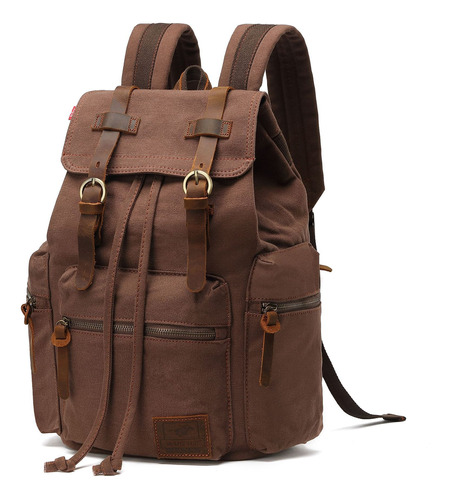 Lienzo Retro Hombro Ordenador Mochila Estudiante