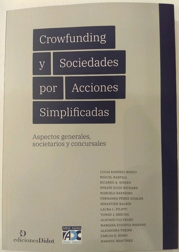 Crowfunding Y Las Sociedades Por Acciones Simplificadas Mart