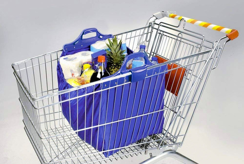 Imagen 1 de 3 de Bolsa Para Carro De Supermercado Practicbag  2 Unidades 