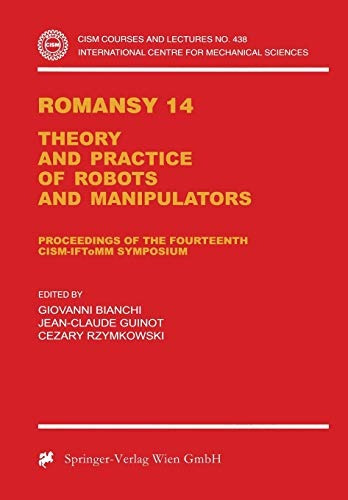 Libro Romansy 14: Theory And Practice Of Robots And Manipu