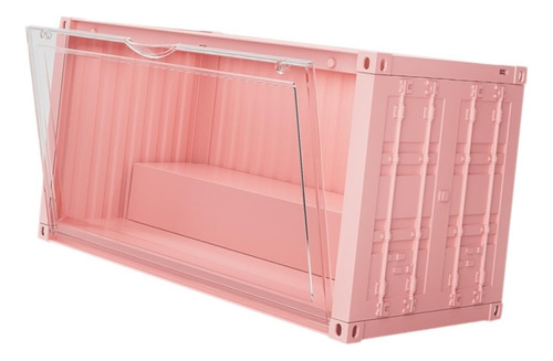 Vitrina De Colección De Figuras, Caja De Sin Rosa Claro