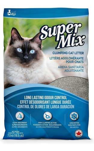 Arena Aglutinante Super Mix Cat Love 7.5 Kg Pt