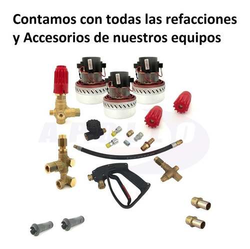 Imagen 7 de 9 de Hidrolavadora Industrial 5hp 3fases 2500psi Apollo Económica