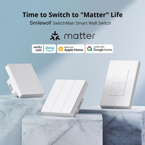 Interruptor Inteligente Sonoff M5 3 Botones Wifi Matter