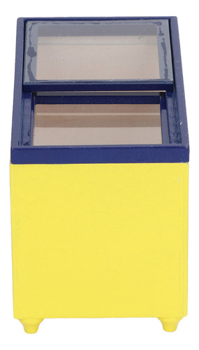 Refrigerador Horizontal Dollhouse 1/12 En Miniatura Colorida