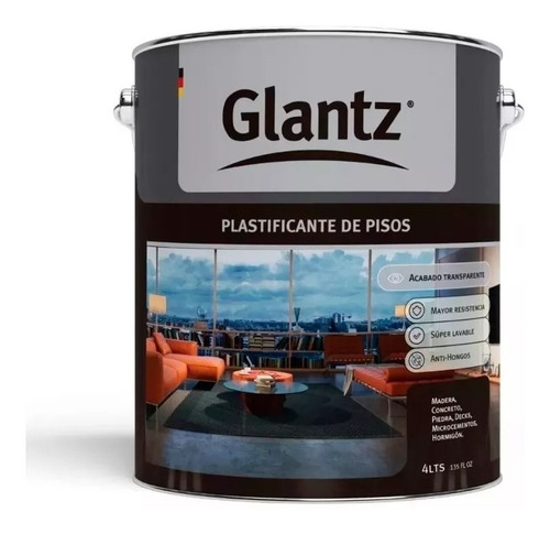 Pintura Al Agua Plastificante Para Pisos Clikol 1 Litro