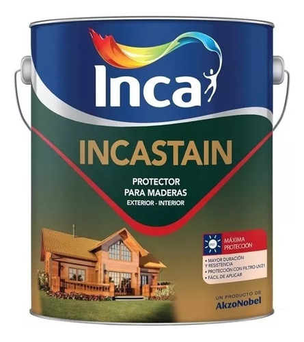 Inca Incastain Protector Para Madera 1lt Cedro Elsue