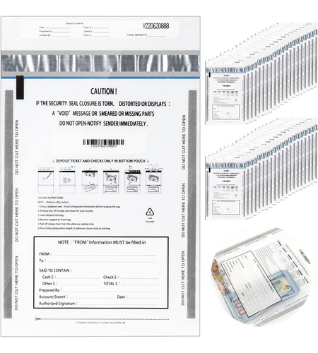 Bolsas De Plástico Para Depósitos Bancarios, Bolsa De Dinero