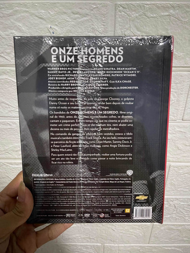 Coleção Folha: Onze Homens E Um Segredo + Livro Frank Sinatr
