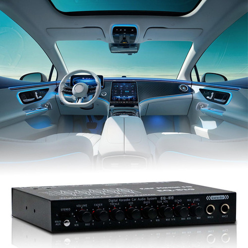Y Equalizador De Áudio Automotivo, Amplificador De Áudio