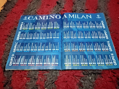 Champions League 2015/16 Album Topps Laminas Football Futbol (Usado)