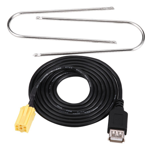 Cable Adaptador Usb Mini Iso De 6 Pines Para Alfa Romeo Fiat