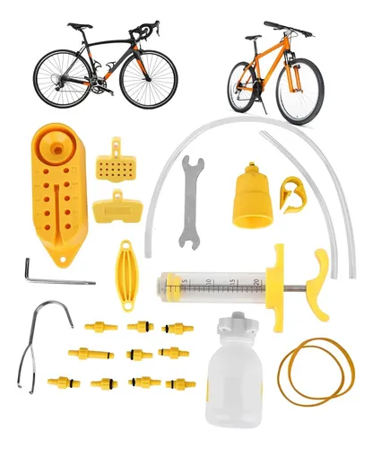 TEKTRO - Kit de purga de frenos de bicicleta para Shimano, frenos de disco  hidráulicos, juego de purga de frenos de bicicleta con aceite mineral de