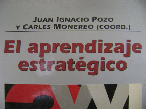 El Aprendizaje Estrategico. Juan Ignacio Pozo