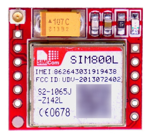 Modulo Celular Gsm Gprs Sim800l Con Antena Desarrollo