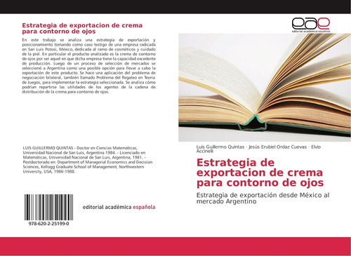 Libro: Estrategia De Exportación De Crema Para Contorno De