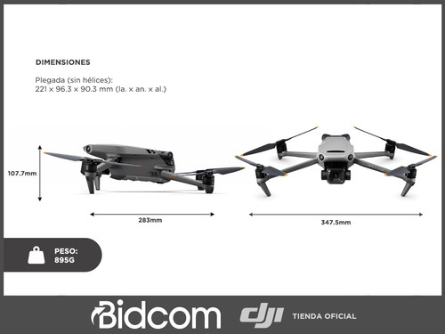 Drone Dji Mavic 3 Classic Fly More Combo Modo Nocturno