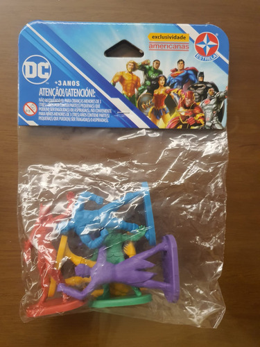 Bonecos Dc Super Heróis Com 5 Figuras 7 Cm - Estrela -pack 2 (Usado)
