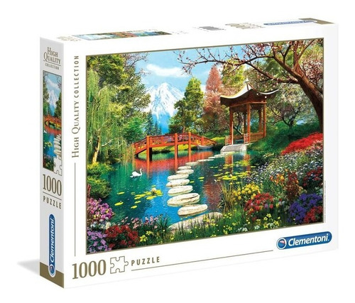 Rompecabezas De 1000 Piezas Jardines De Fuji  Clementoni