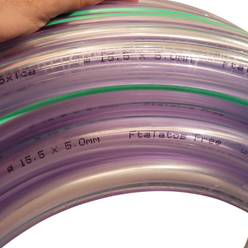 Mangueira Do Leite Pvc Atóxico 15,5 X 5,2 - Rolo 25 Metros