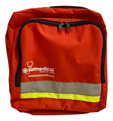 Mochila De Rescate Roja Simmedical