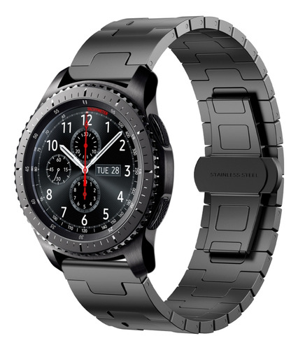 A Correa De Reloj De Metal De Color Titanio Para Samsung