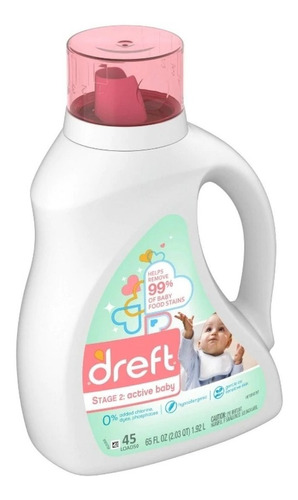 Detergente Líquido Dreft Etapa 2 1.92 Litros Para Bebé