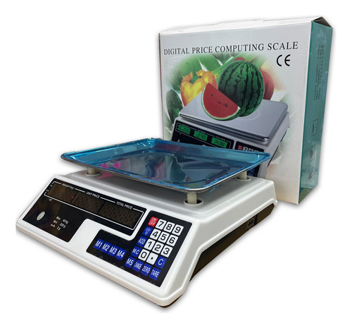Báscula Digital De 40 Kg: Alta Precisión, Recargable, Doble