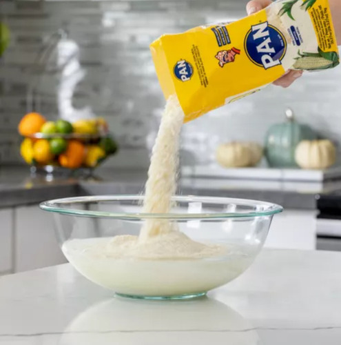 Harina Pan De Maíz Blanco Para Arepas X 10 Kg