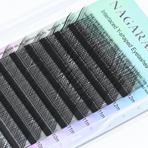 Cílios Nagaraku Volume Meshy Y Shape Espessura 0.05mm