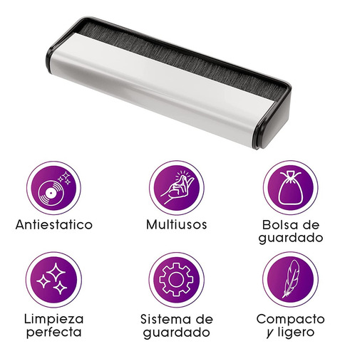 Brocha Para Limpiar Records, Discos De Vinyl, Lps, Acetato