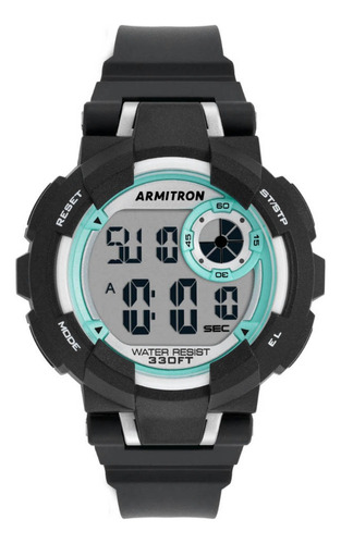 Reloj  Armitron Para Caballero Correa Color Negro 457140bbk