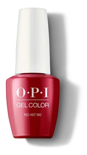 Opi Gelcolor Red Hot Rio Semipermanente - 15ml Color Rojo
